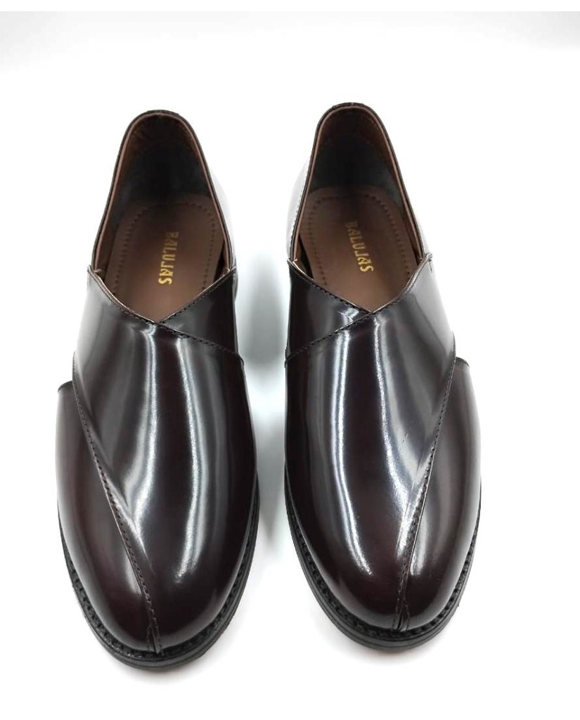 1062: Balujas Cherry Leather Peshawari