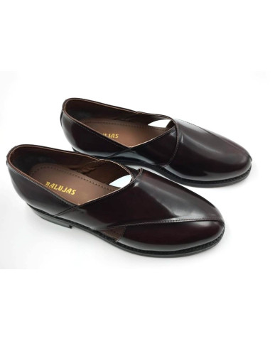 1062: Balujas Cherry Leather Peshawari