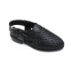 1075: Balujas Black Leather Peshawari (Matt)