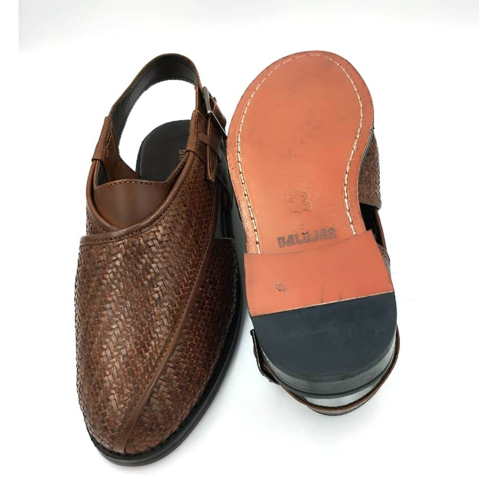 1075: Balujas Tan Leather Peshawari (Matt)