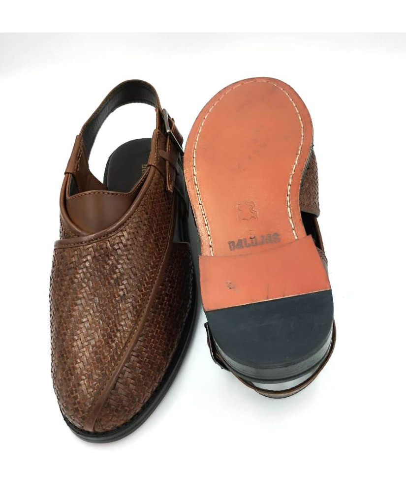 1075: Balujas Tan Leather Peshawari (Matt)