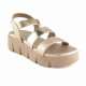 5409: Balujas Gold Wedge Heel Sandals