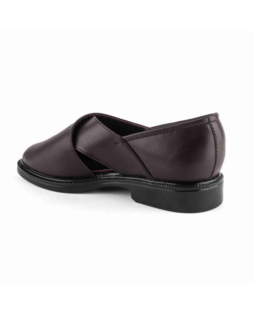 1054 : Balujas Brown Synthetic Peshawari