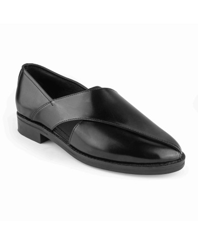 1062: Balujas Men's Black Peshawari Sandal