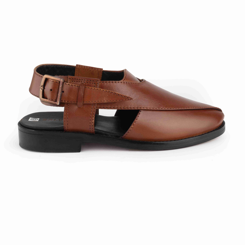 1082 : Balujas Tan Leather Peshawari