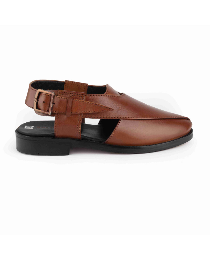 1082 : Balujas Tan Leather Peshawari