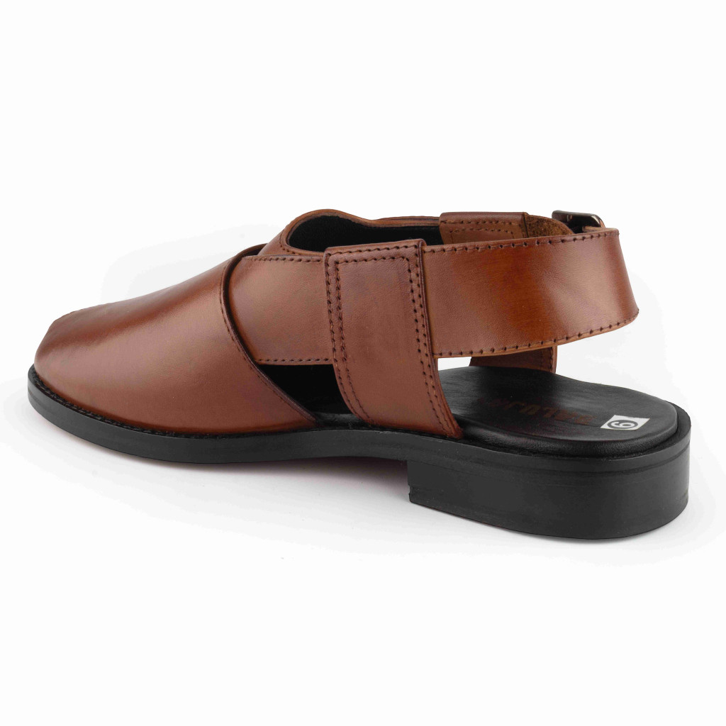 1082 : Balujas Tan Leather Peshawari