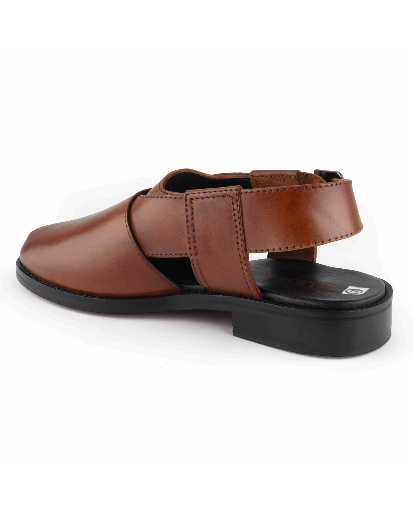 1082 : Balujas Tan Leather Peshawari