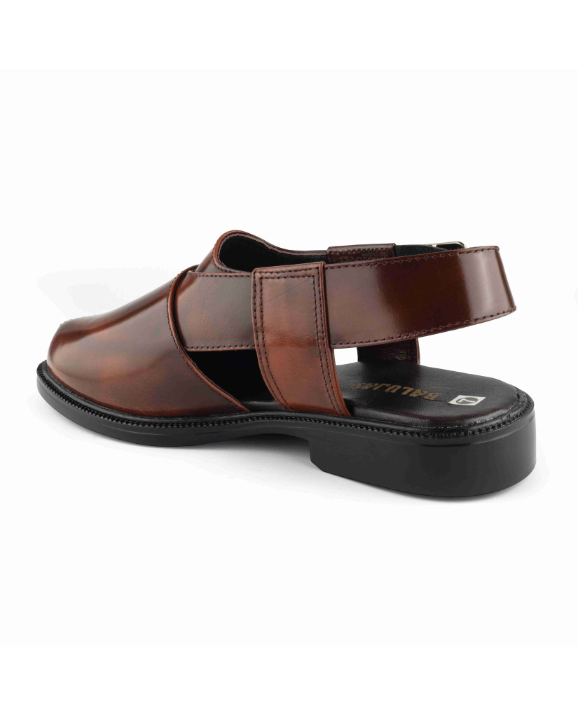 1091: Balujas Tan Leather Peshawari