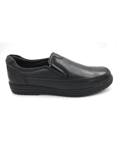 COMFORT-01 : Balujas Men Black Comfort Formal Leather Shoes