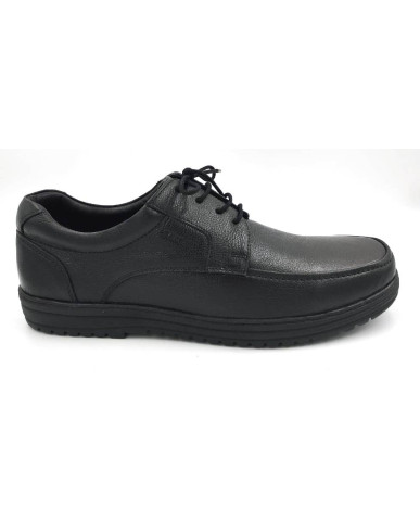 COMFORT-60 : Balujas Men Black Comfort Formal Leather Shoes