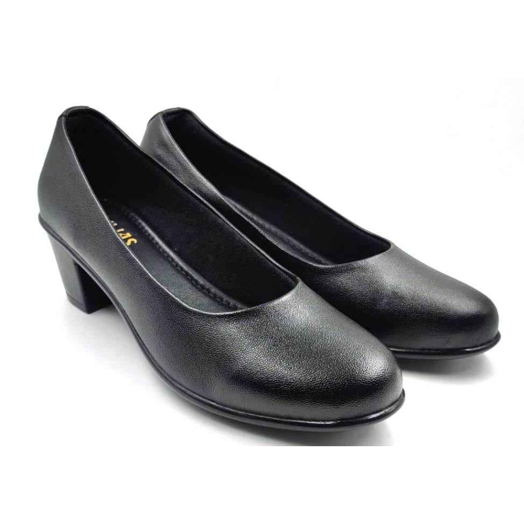 5305: Balujas Black Formal Pumps for Women
