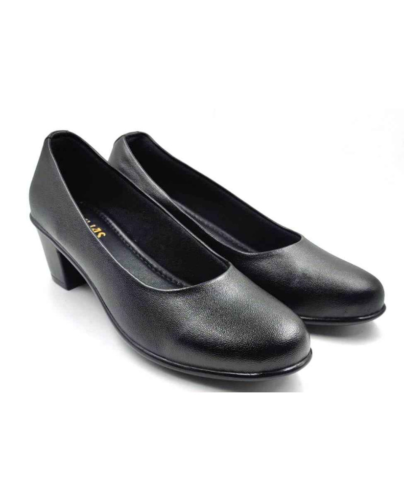 5305: Balujas Black Formal Pumps for Women