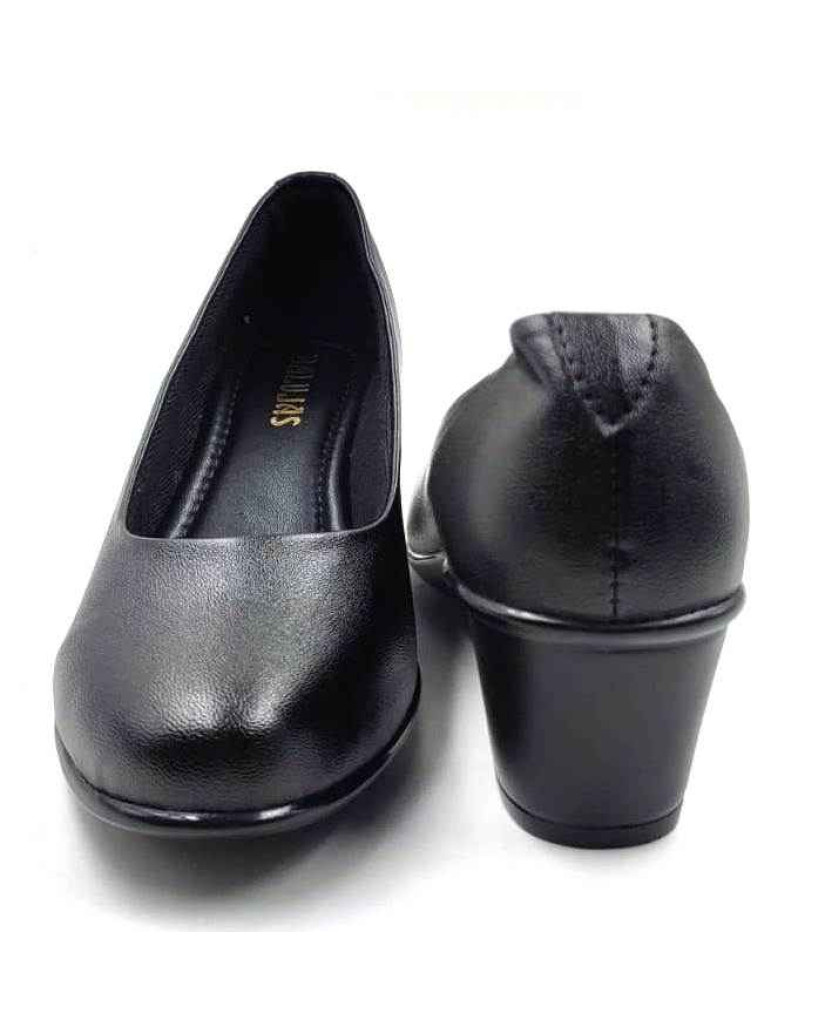 5305: Balujas Black Formal Pumps for Women