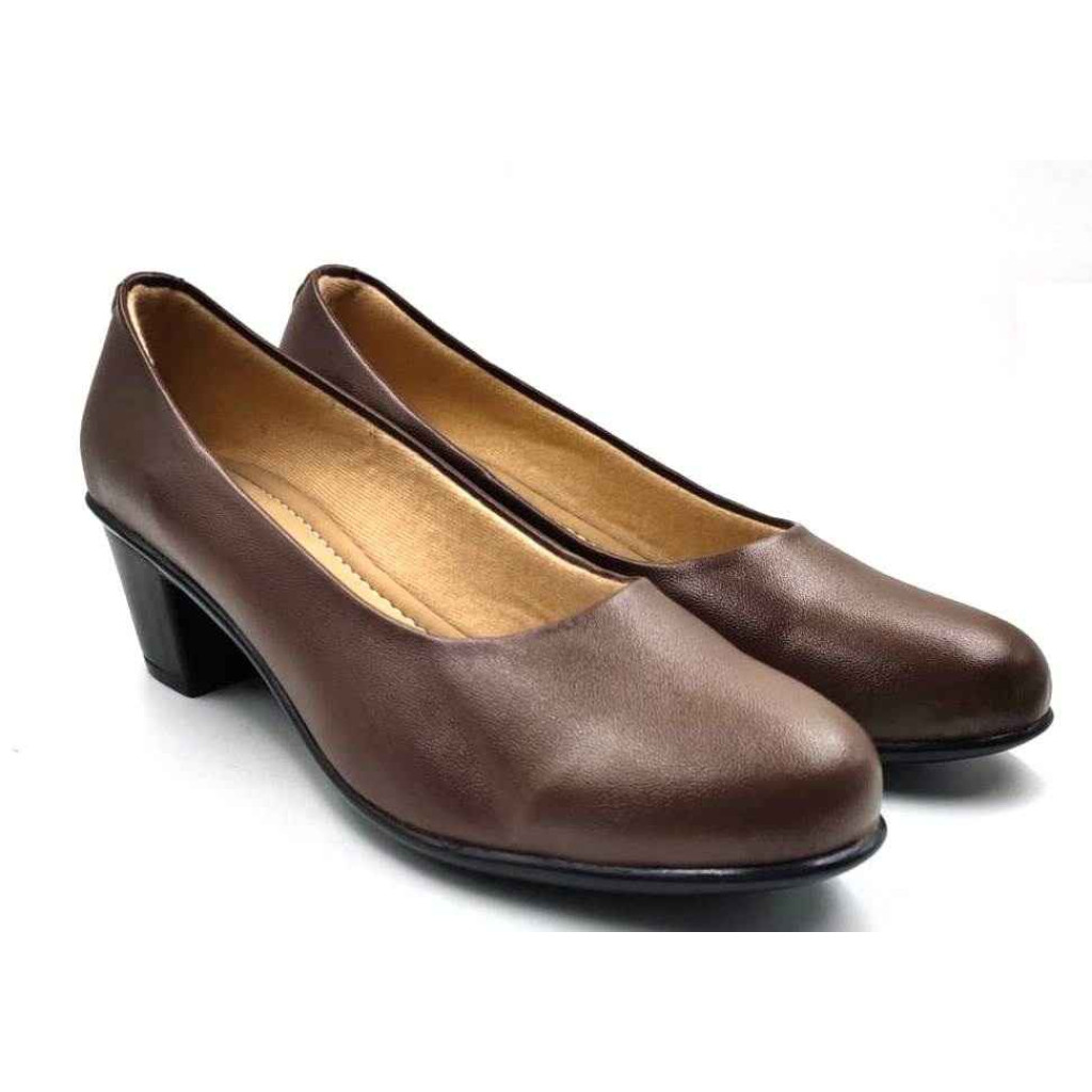 5350: Balujas Brown Formal Pumps for Women