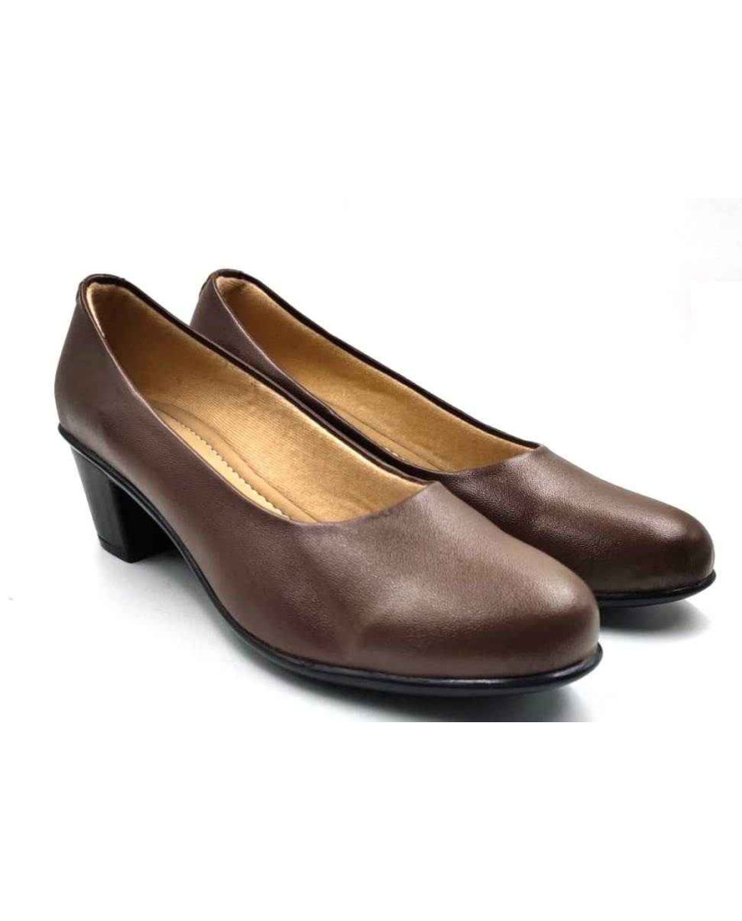 5350: Balujas Brown Formal Pumps for Women