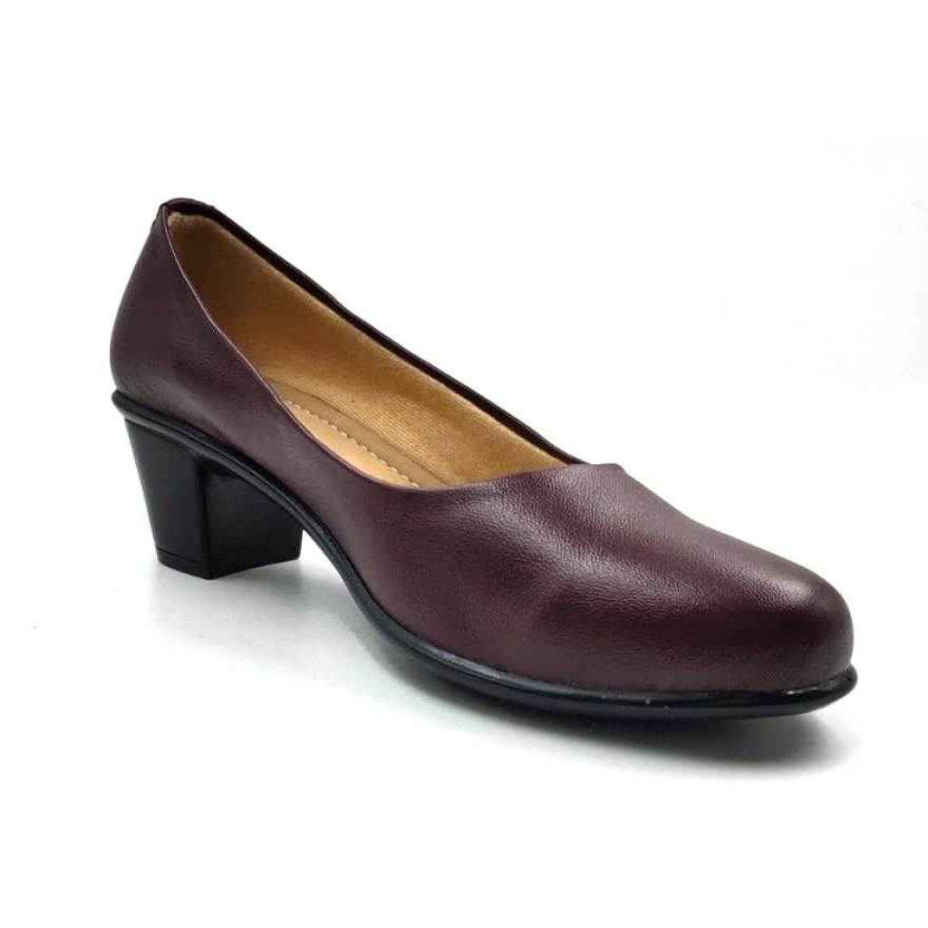 5350: Balujas Deep Maroon Formal Pumps for Women