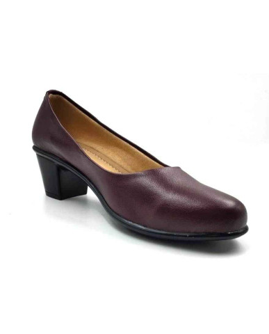 5350: Balujas Deep Maroon Formal Pumps for Women