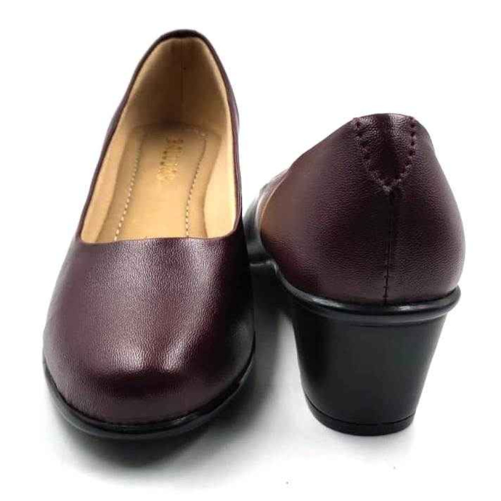 5350: Balujas Deep Maroon Formal Pumps for Women