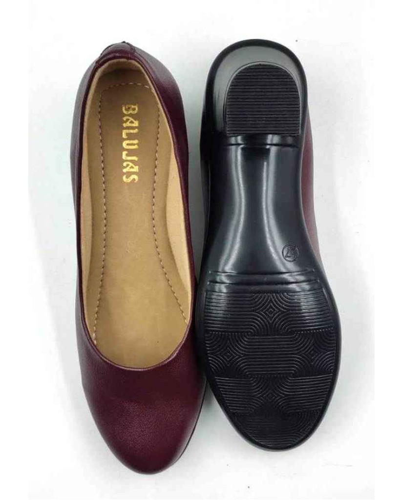 5350: Balujas Deep Maroon Formal Pumps for Women