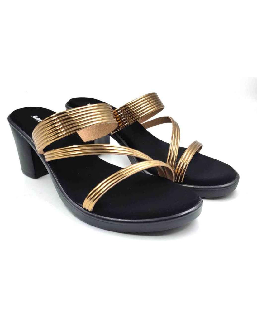 5443-25: Balujas Antic Block Heel Sandals