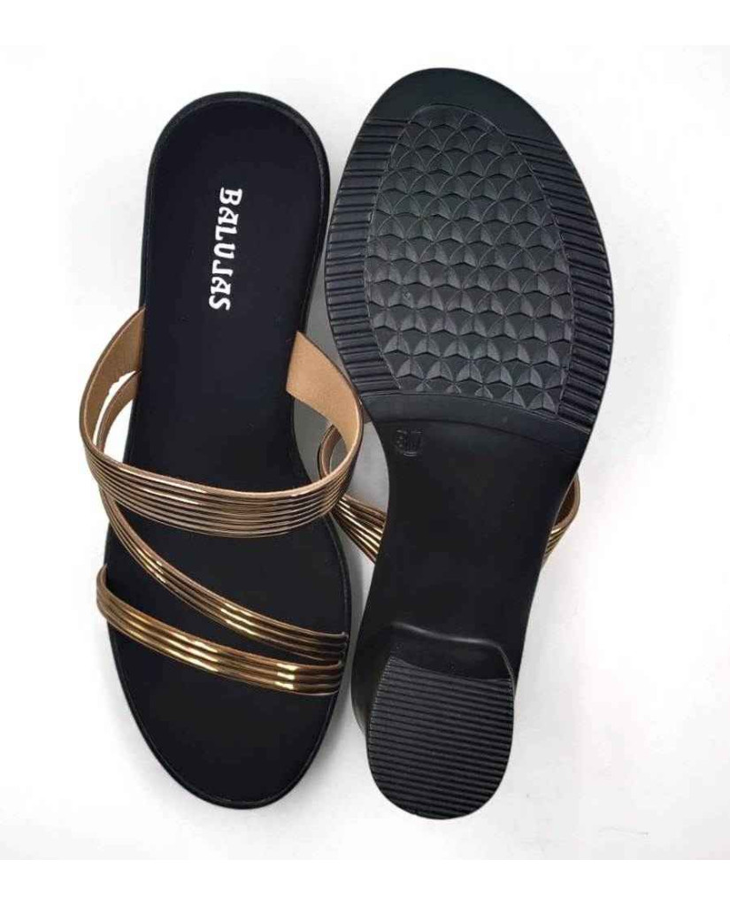 5443-25: Balujas Antic Block Heel Sandals