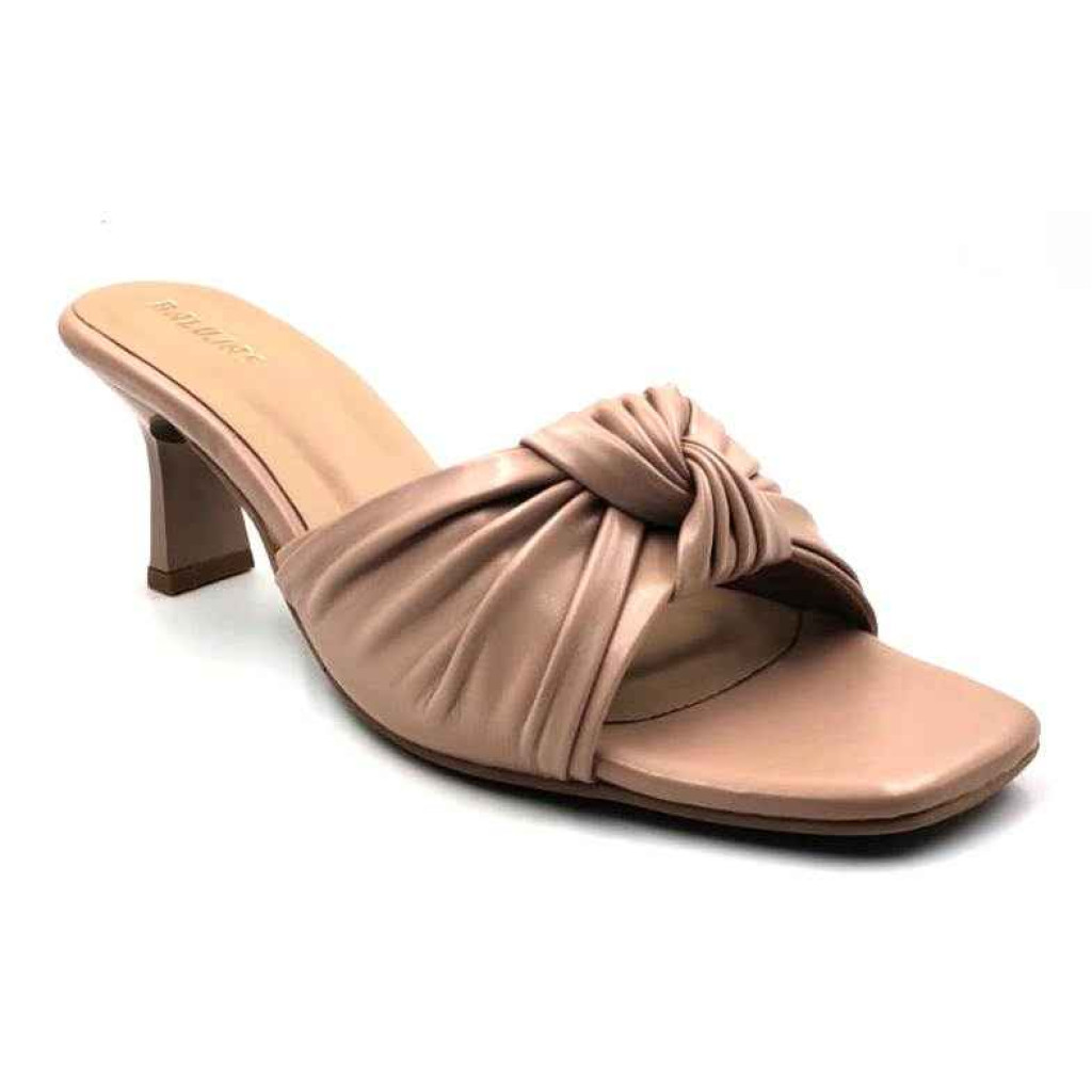 9110-21: Balujas Nude Block Heel Sandals