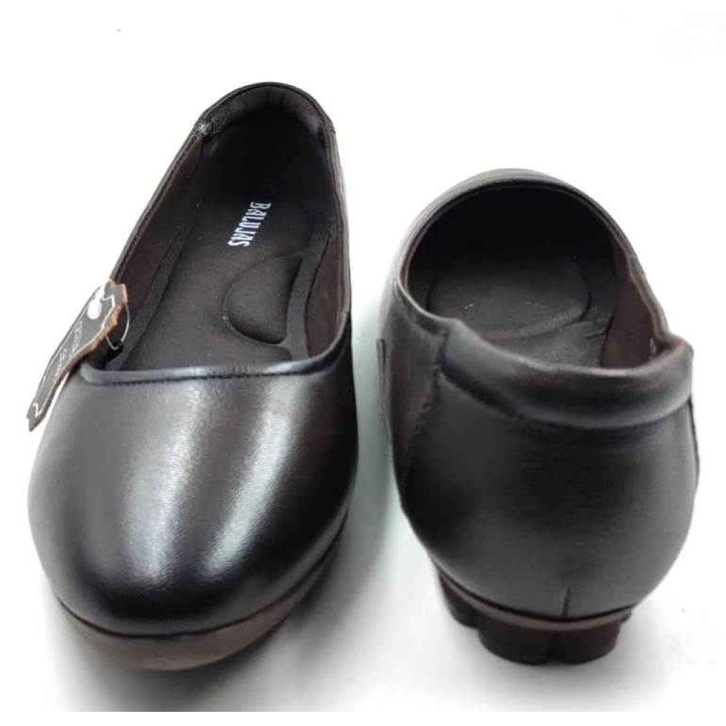 FG-01 Balujas Brown Leather Ballerina Flats