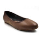 FG-01 Balujas Tan Leather Ballerina Flats