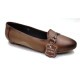 FG-03 Balujas Tan Leather Flat Bellies
