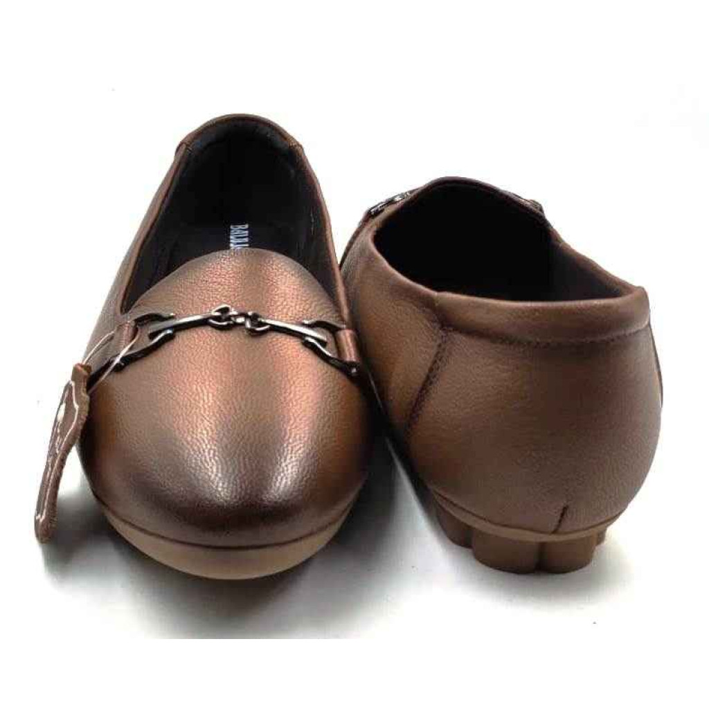 FG-03 Balujas Tan Leather Flat Bellies