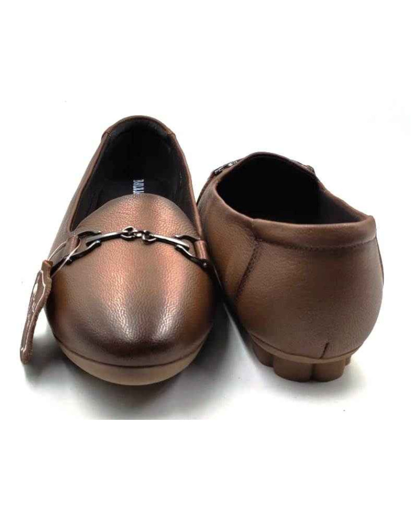 FG-03 Balujas Tan Leather Flat Bellies