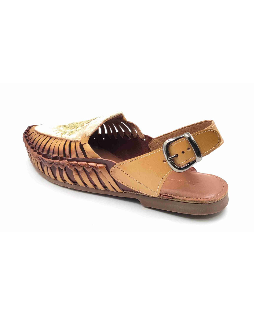 101 Balujas Men Beige Pathanis Sandals