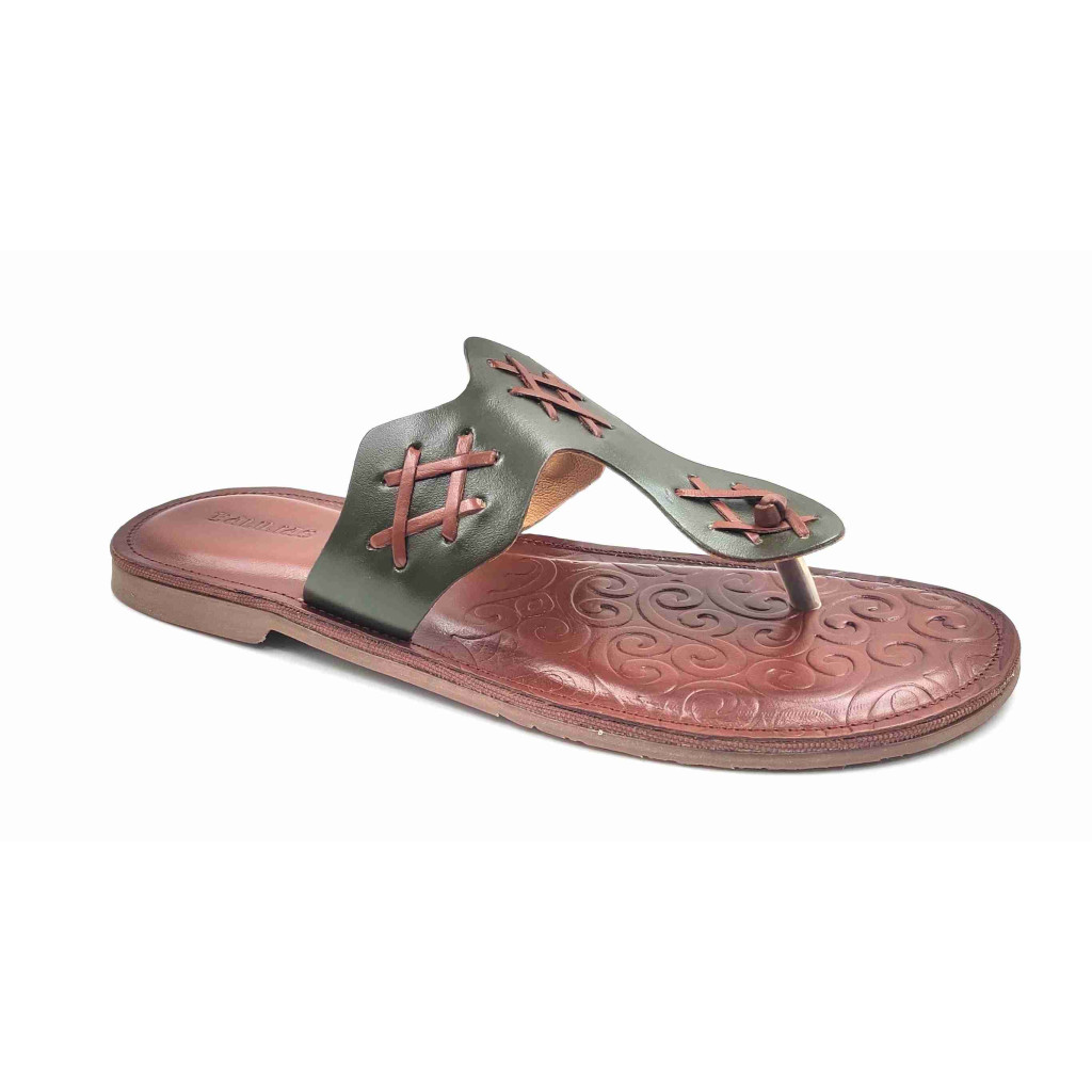 102: Balujas Men Green Slippers