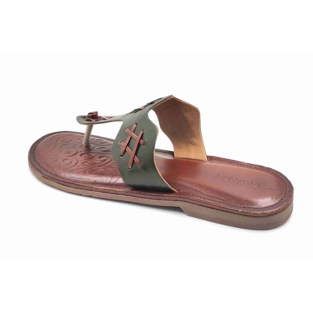 102: Balujas Men Green Slippers