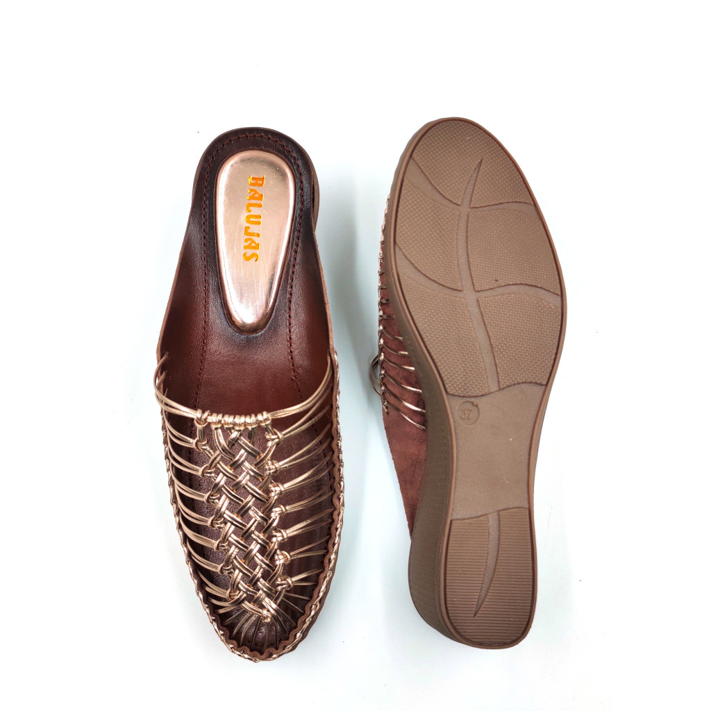 189 Balujas Women Sultan Wedge Heel Mules 