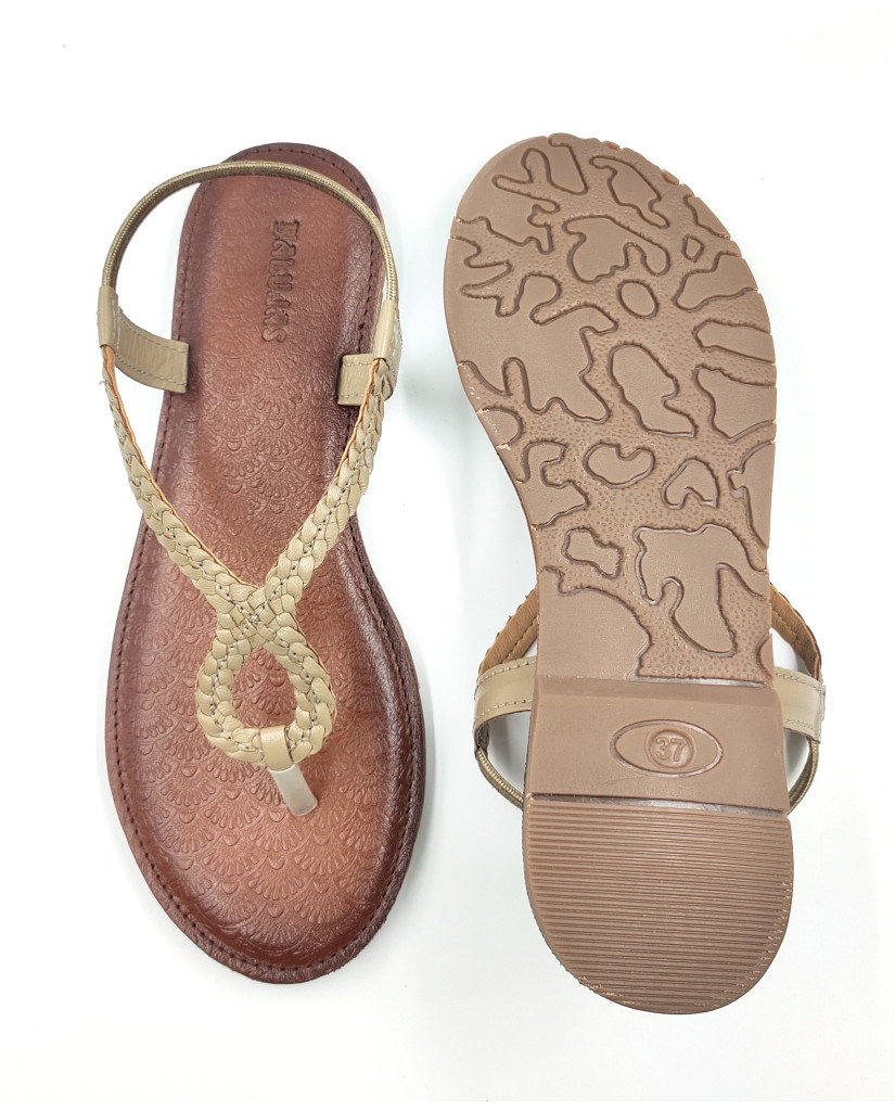 24 Balujas Women Grey Flat Slippers