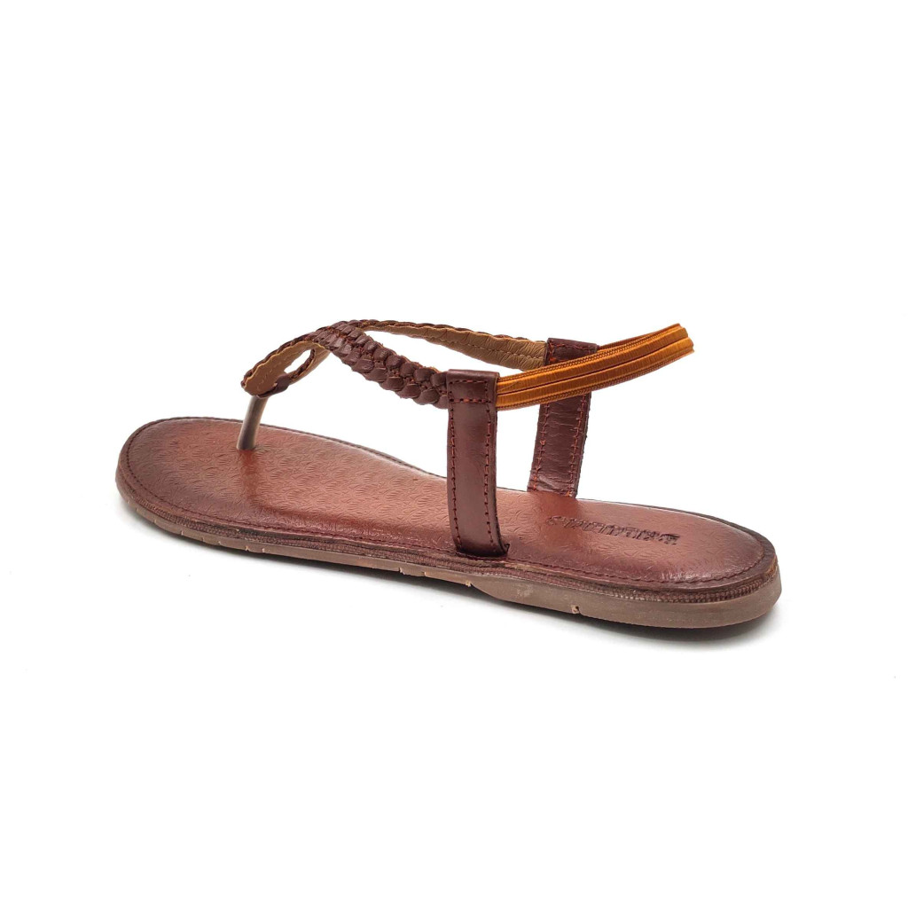 24 Balujas Women Tan Flat Slippers