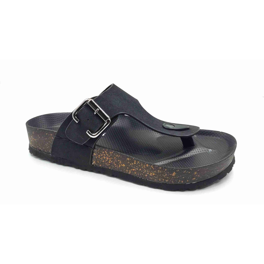 7001: Balujas Men Black Slippers 7001: Balujas Men Black Slippers