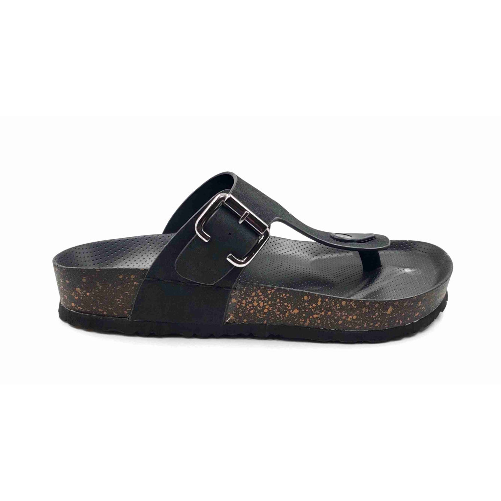 7001: Balujas Men Black Slippers 7001: Balujas Men Black Slippers