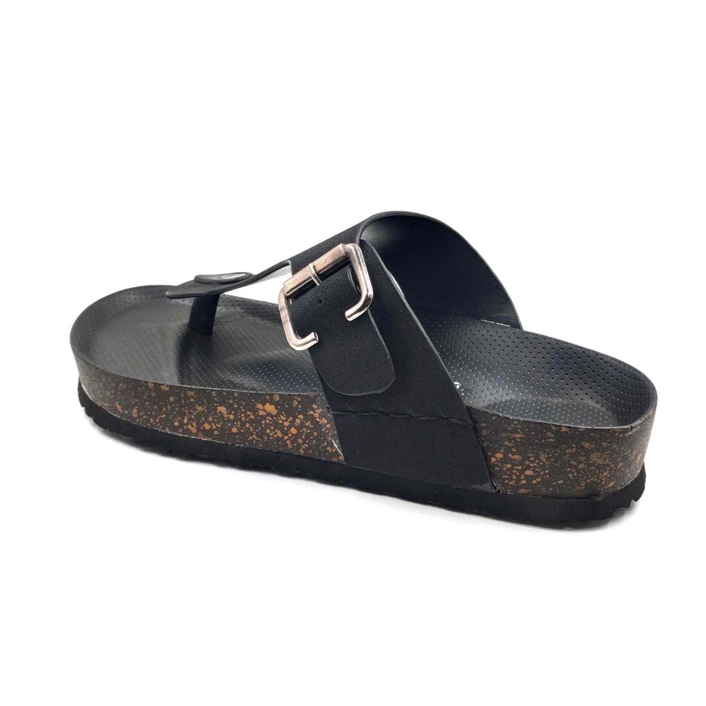 7001: Balujas Men Black Slippers 7001: Balujas Men Black Slippers
