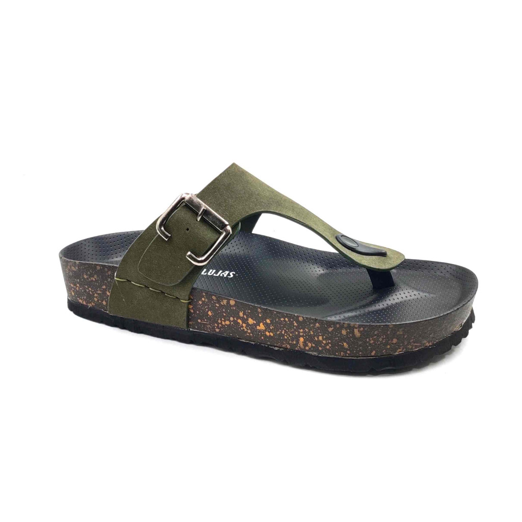 7001: Balujas Men Olive Slippers 7001: Balujas Men Olive Slippers