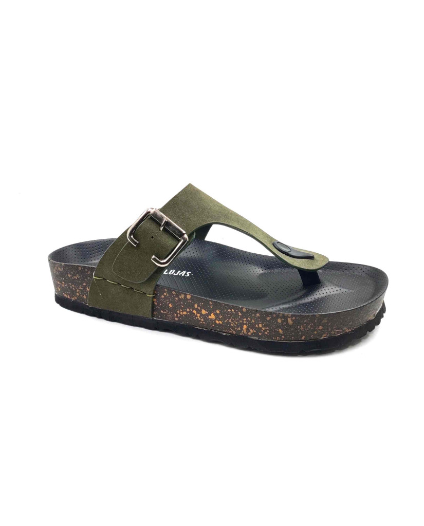 7001: Balujas Men Olive Slippers