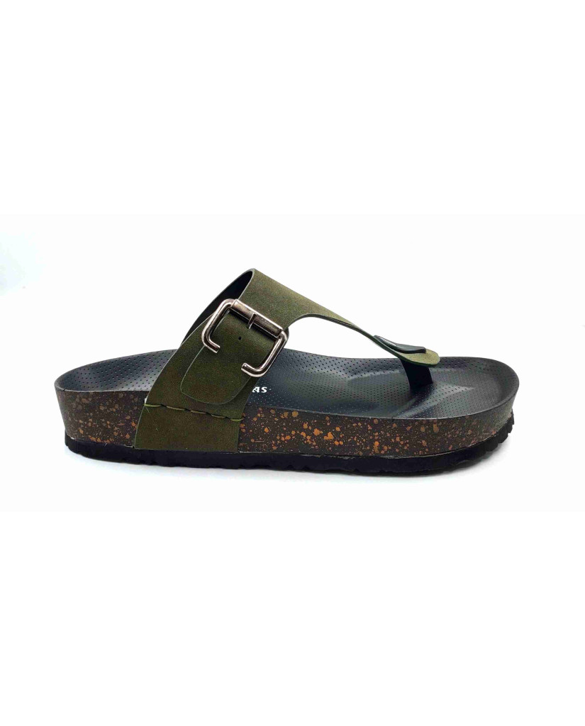 7001: Balujas Men Olive Slippers