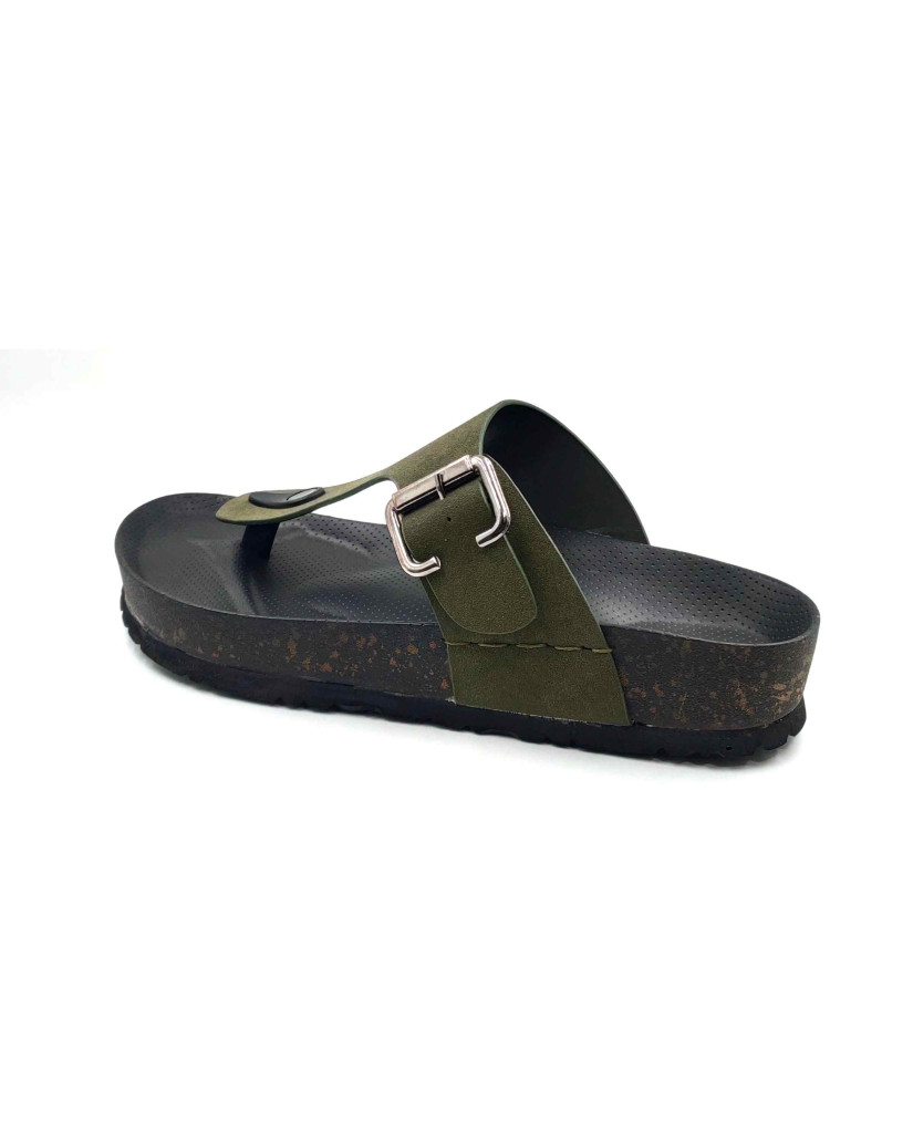 7001: Balujas Men Olive Slippers
