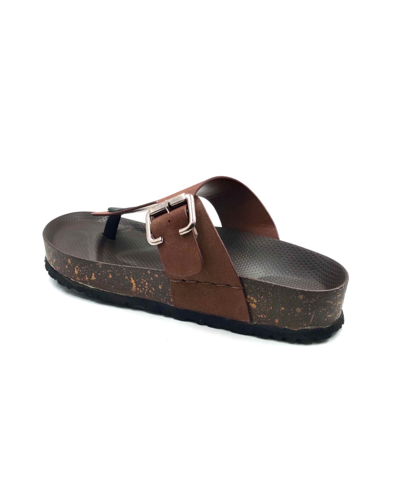 7001: Balujas Men Tan Slippers
