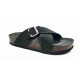 7002: Balujas Men Black Slippers 7002: Balujas Men Black Slippers