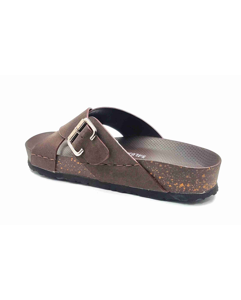 7002: Balujas Men Brown Slippers