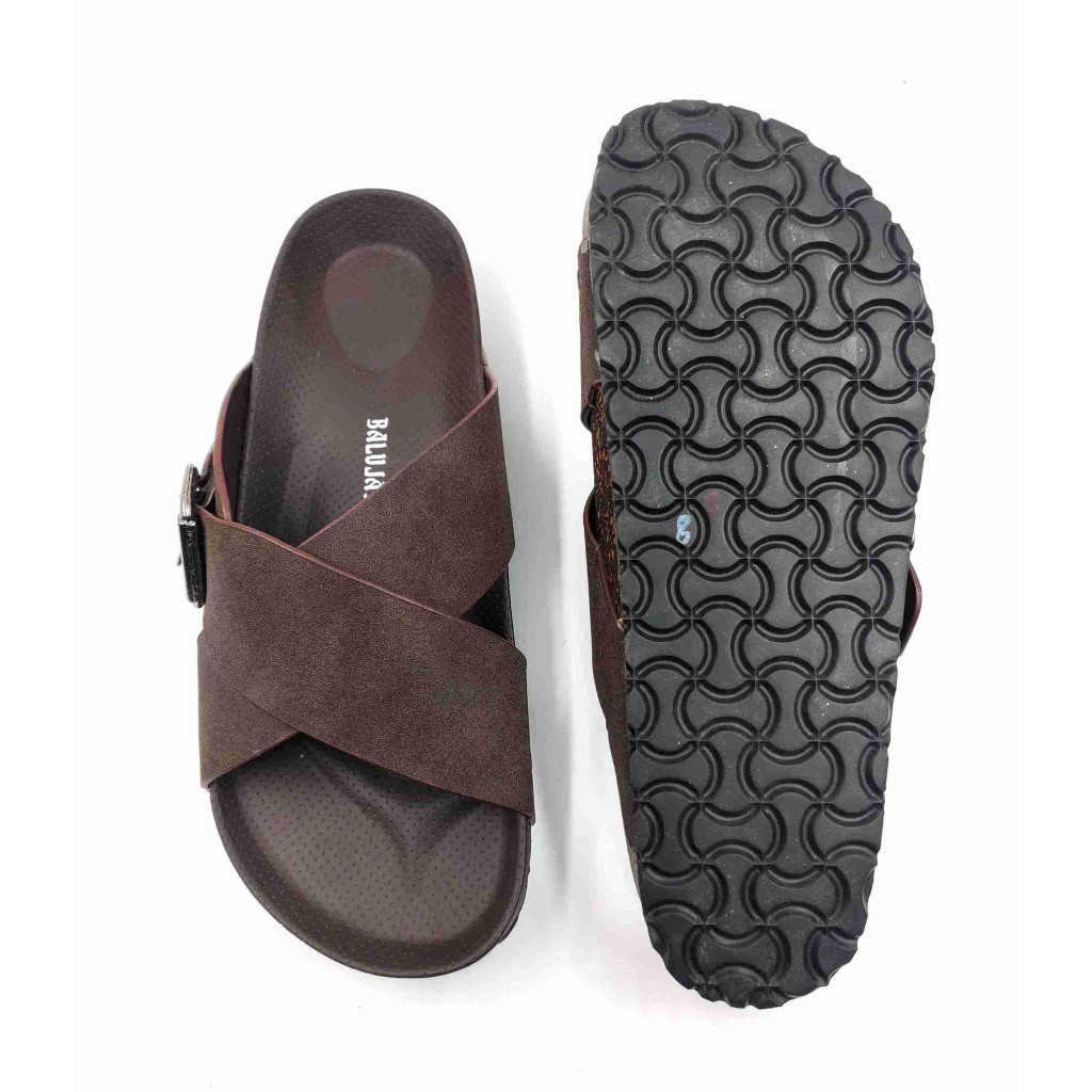 7002: Balujas Men Brown Slippers 7002: Balujas Men Brown Slippers