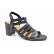 9110-28 Balujas Black Block Heel Sandal